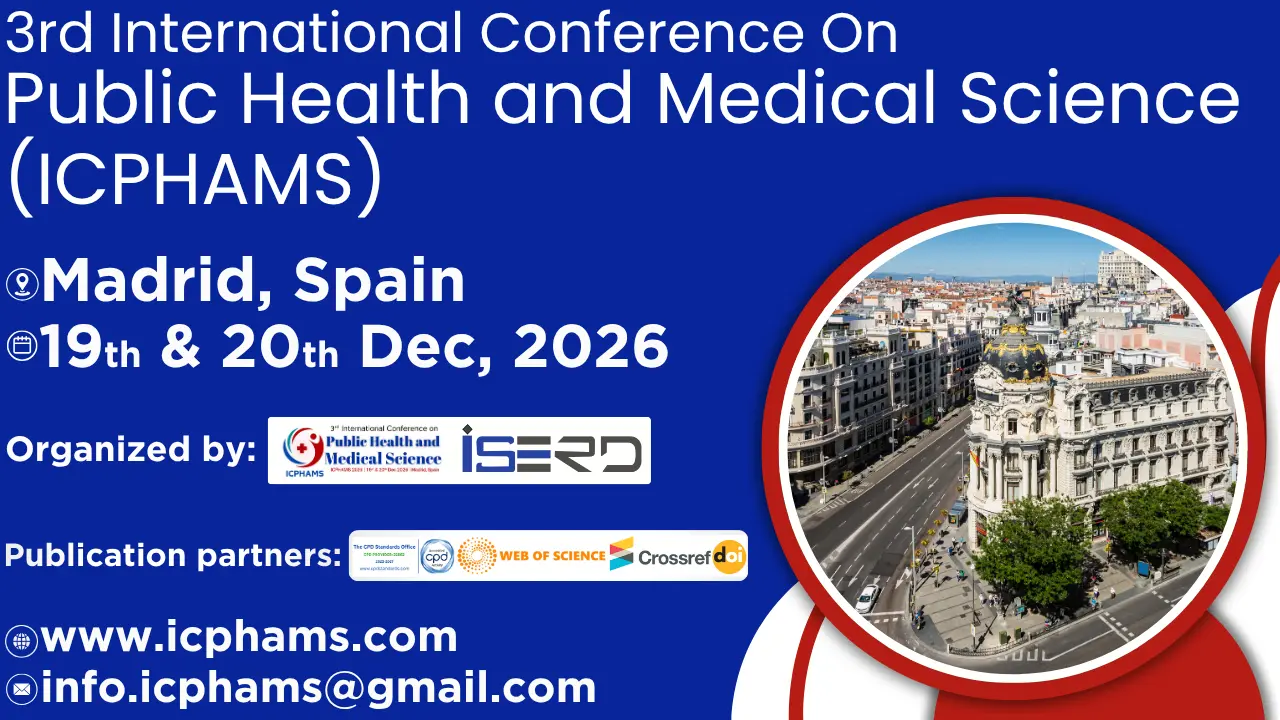 Public Health and Medical Science Conference in Madrid Spain
